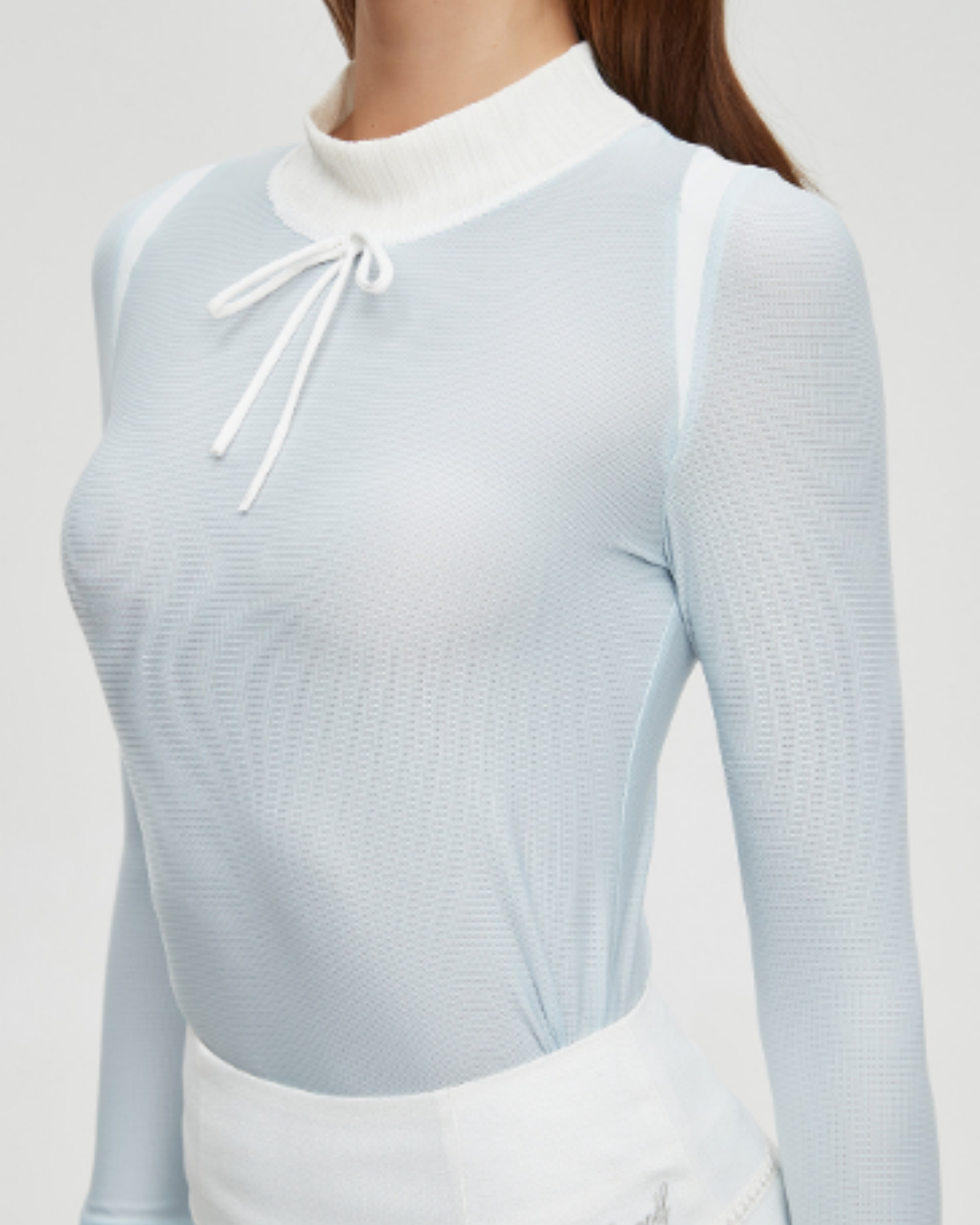 Ribbon Tight feminin Tops & Skirt Setup【M0012】