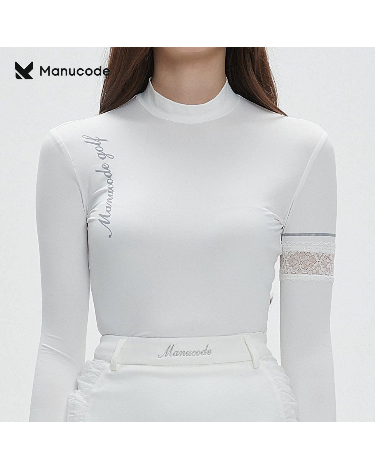 Lace Sleeve Tops & Skirt Setup【M0002】