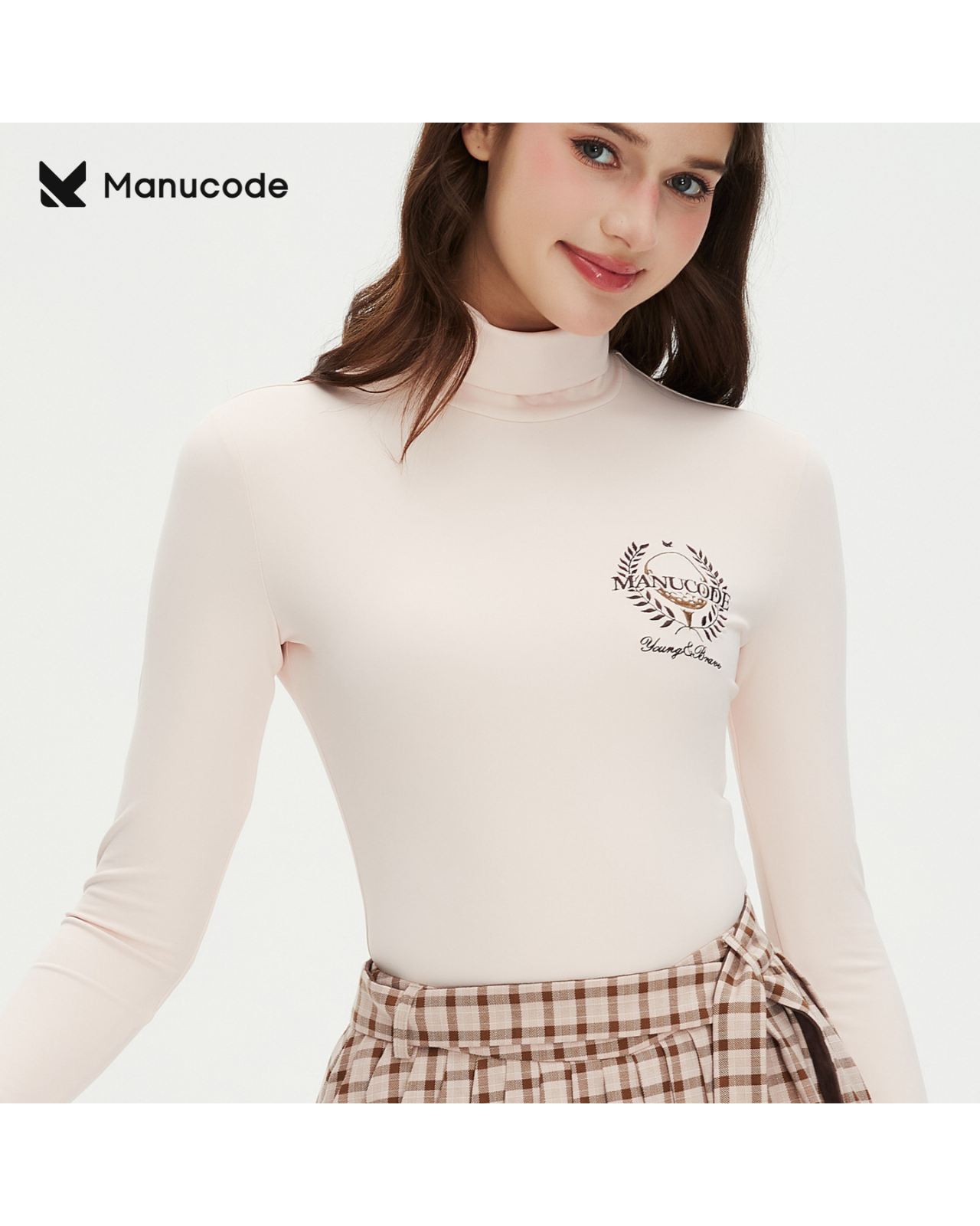 High Neck Pleats Tops & Skirt Setup【M0015】